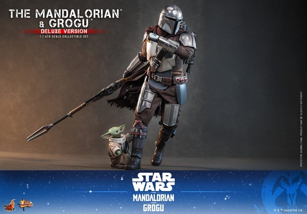 The Mandalorian and Grogu deluxe by Hot Toys - MMS872 - Star Wars : The Mandalorian and Grogu 1/6 scale action figures