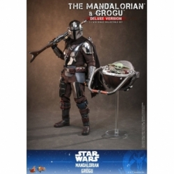 The Mandalorian e Grogu deluxe di Hot Toys - MMS872 - Star Wars: The Mandalorian e Grogu action figures in scala 1/6