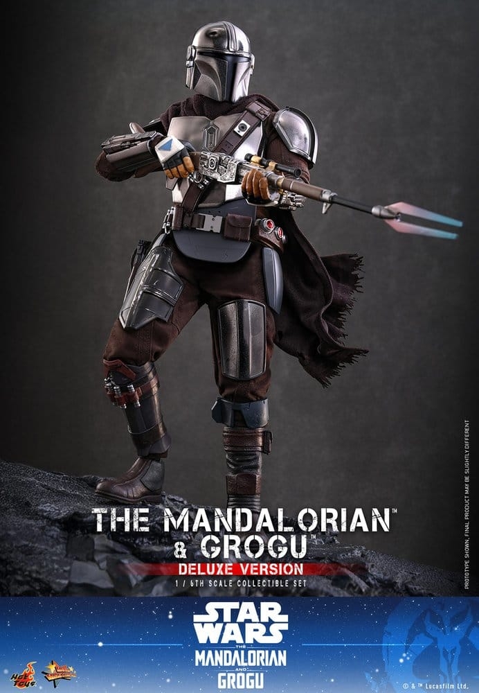 The Mandalorian and Grogu deluxe by Hot Toys - MMS872 - Star Wars : The Mandalorian and Grogu 1/6 scale action figures