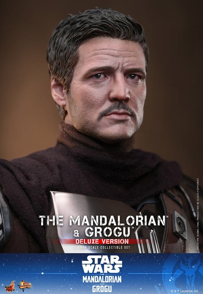 The Mandalorian and Grogu deluxe par Hot Toys - MMS872 - figurines 1/6 Star Wars : The Mandalorian and Grogu de 31 cm