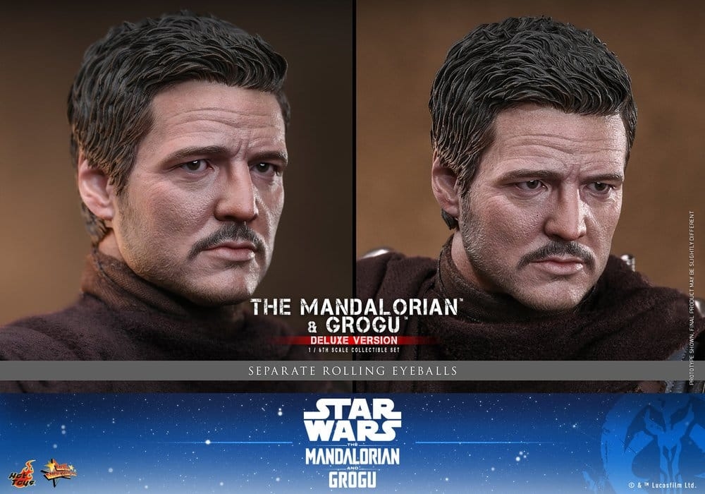 The Mandalorian and Grogu deluxe par Hot Toys - MMS872 - figurines 1/6 Star Wars : The Mandalorian and Grogu de 31 cm