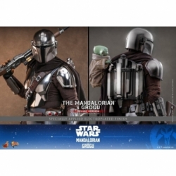 The Mandalorian e Grogu deluxe di Hot Toys - MMS872 - Star Wars: The Mandalorian e Grogu action figures in scala 1/6