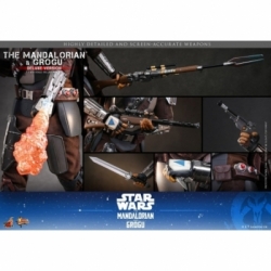 The Mandalorian e Grogu deluxe di Hot Toys - MMS872 - Star Wars: The Mandalorian e Grogu action figures in scala 1/6