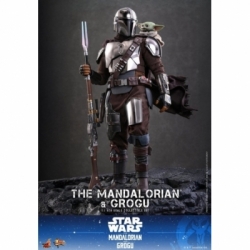 The Mandalorian e Grogu collezionista di Hot Toys - MMS871 - Star Wars: The Mandalorian e Grogu action figures in scala 1/6