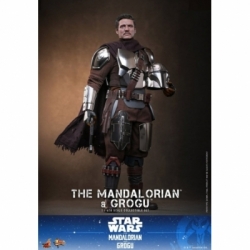The Mandalorian e Grogu collezionista di Hot Toys - MMS871 - Star Wars: The Mandalorian e Grogu action figures in scala 1/6