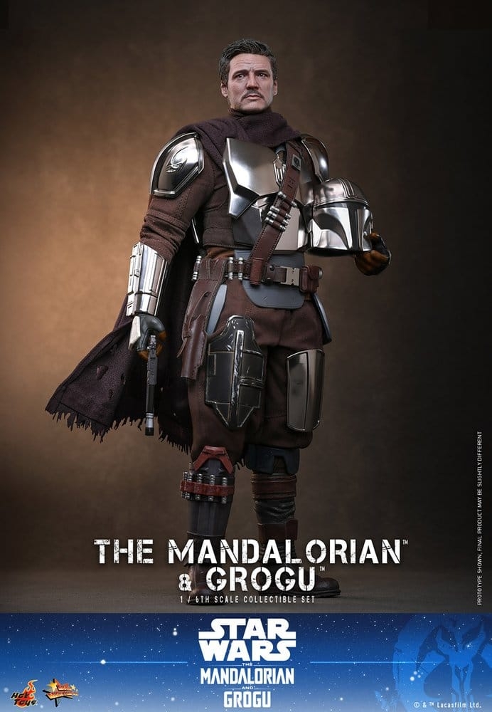 The Mandalorian and Grogu von Hot Toys collector version - MMS871 - Star Wars 1/6 Maßstab Actionfiguren