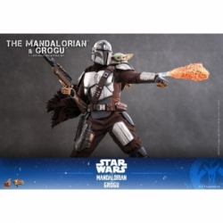 The Mandalorian e Grogu collezionista di Hot Toys - MMS871 - Star Wars: The Mandalorian e Grogu action figures in scala 1/6