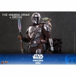 The Mandalorian e Grogu collezionista di Hot Toys - MMS871 - Star Wars: The Mandalorian e Grogu action figures in scala 1/6