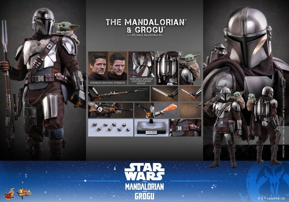 The Mandalorian and Grogu collector par Hot Toys - MMS871 - figurines 1/6 Star Wars : The Mandalorian and Grogu de 31 cm