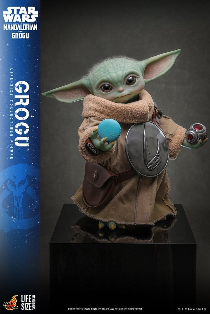 Grogu van Hot Toys - LMS016 - Star Wars : The Mandalorian and Grogu 1/1 schaal actiefiguur