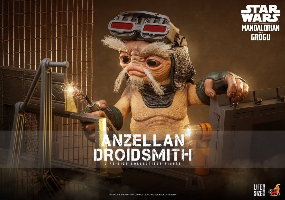 Anzellan Droidsmith par Hot Toys - LMS017 - figurine 1/1 Star Wars : The Mandalorian and Grogu de 27 cm