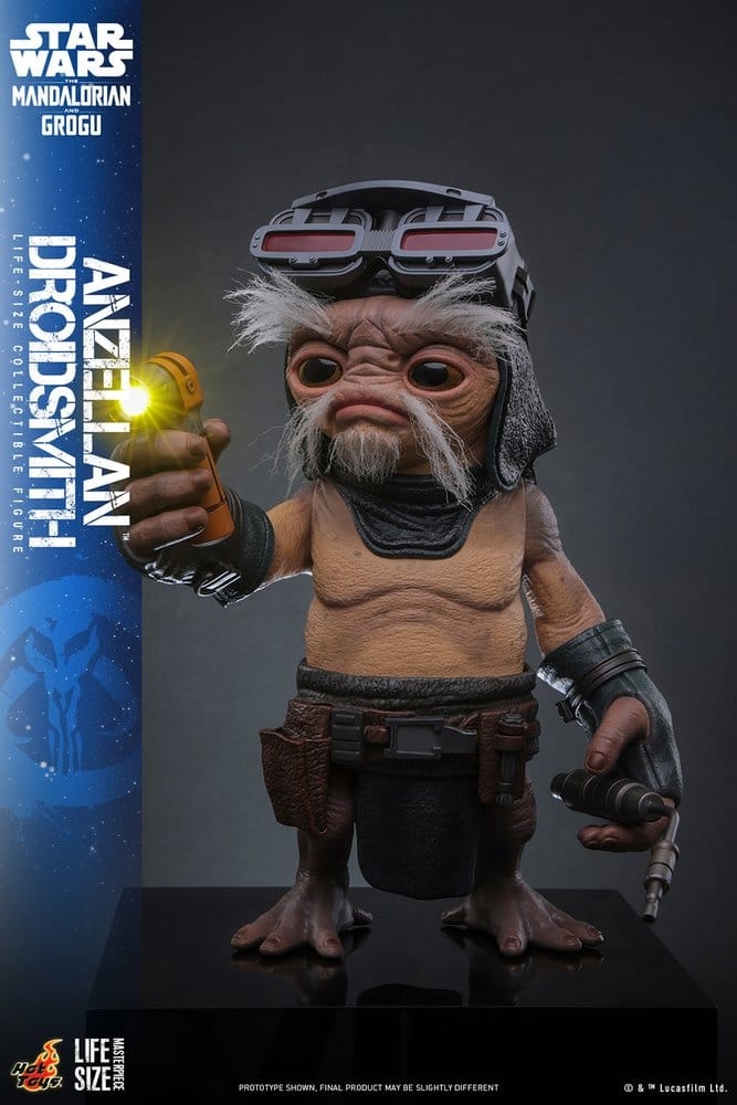 Anzellan Droidsmith van Hot Toys - LMS017 - Star Wars : The Mandalorian and Grogu 1/1 schaal actiefiguur