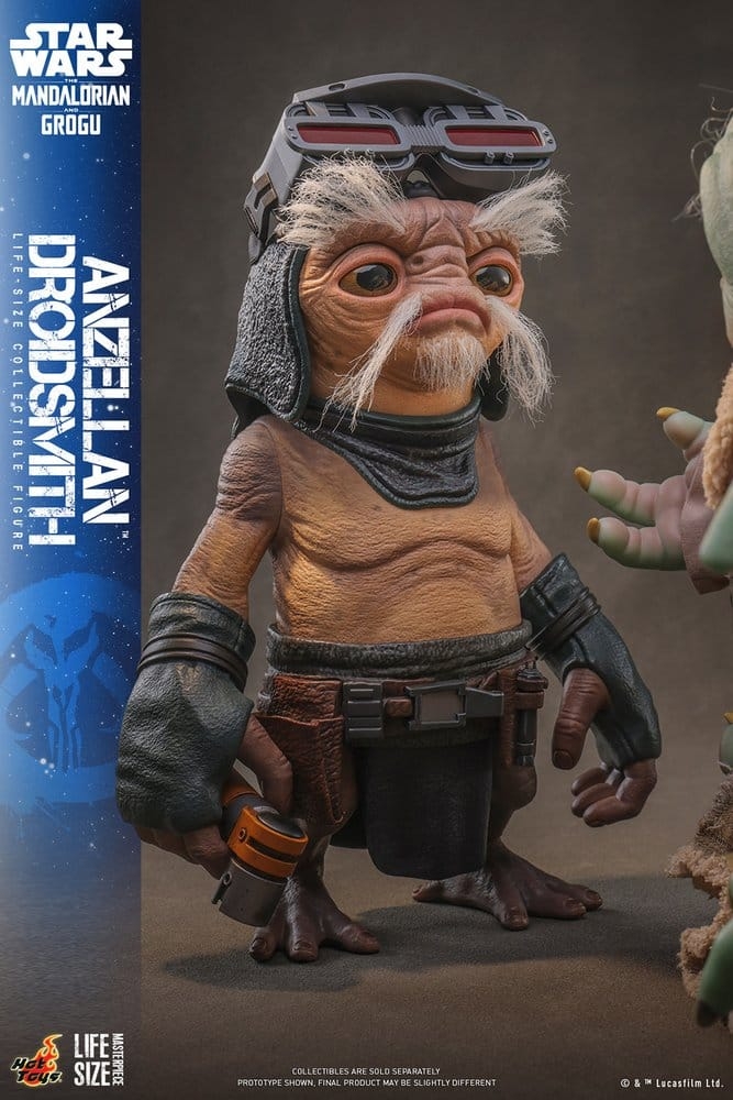 Anzellan Droidsmith von Hot Toys - LMS017 - Star Wars : The Mandalorian and Grogu 1/1 Maßstab Actionfigur