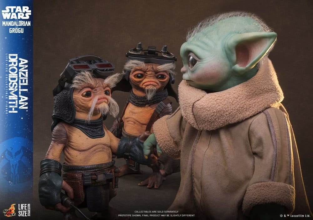 Anzellan Droidsmith von Hot Toys - LMS017 - Star Wars : The Mandalorian and Grogu 1/1 Maßstab Actionfigur