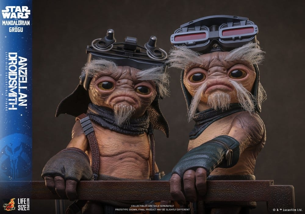 Anzellan Droidsmith par Hot Toys - LMS017 - figurine 1/1 Star Wars : The Mandalorian and Grogu de 27 cm