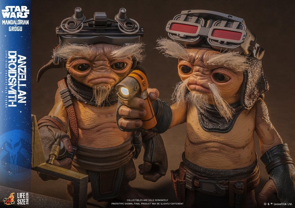 Anzellan Droidsmith von Hot Toys - LMS017 - Star Wars : The Mandalorian and Grogu 1/1 Maßstab Actionfigur
