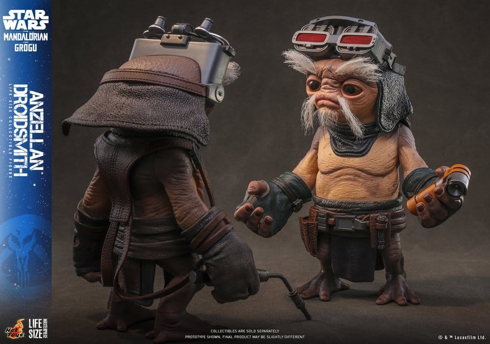 Anzellan Droidsmith von Hot Toys - LMS017 - Star Wars : The Mandalorian and Grogu 1/1 Maßstab Actionfigur