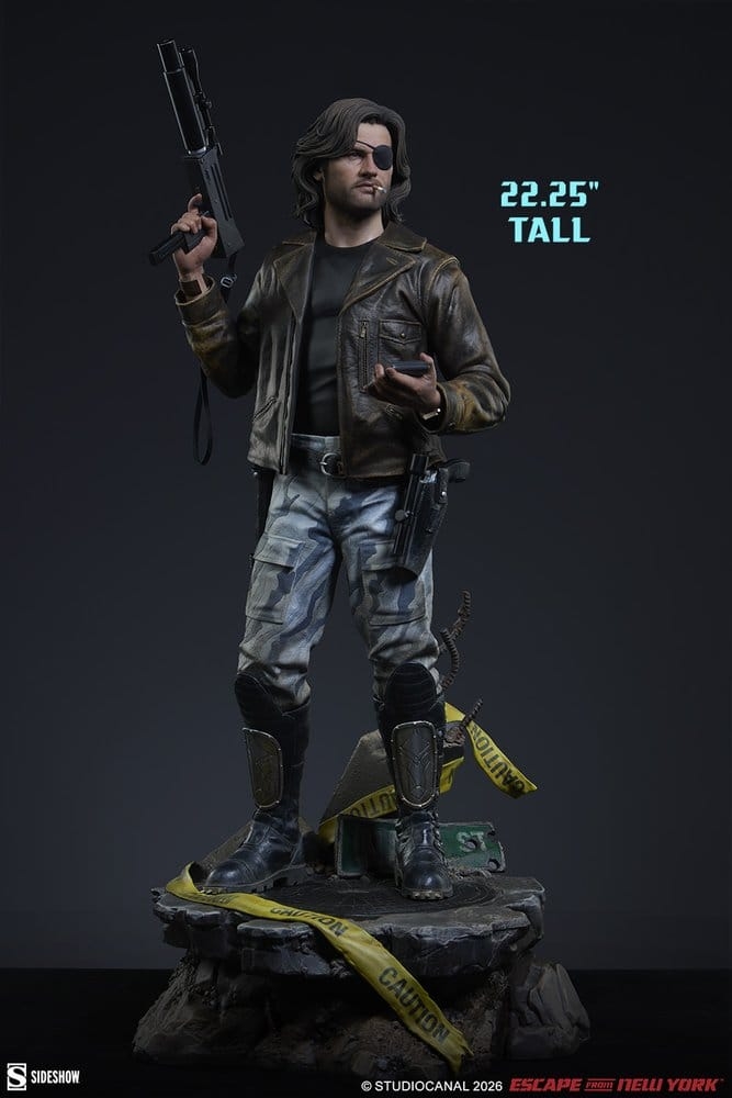 Snake Plissken Premium Format par Sideshow Collectibles - statue 1/4 New-York 1997 de 57 cm