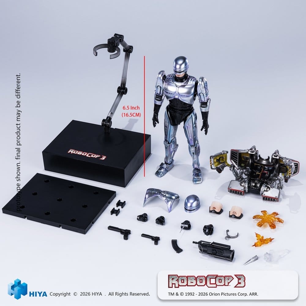 Robocop Exquisite Super Series by Hiya Toys - Robocop 3 1/12 scale action figure