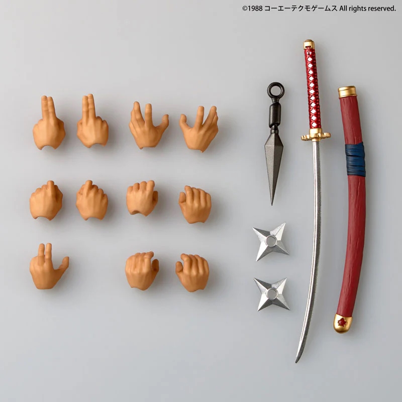 Ryu Hayabusa (Ninja version) Revoltech Amazing Yamaguchi by Kaiyodo - Ninja Gaiden 17 cm action figure