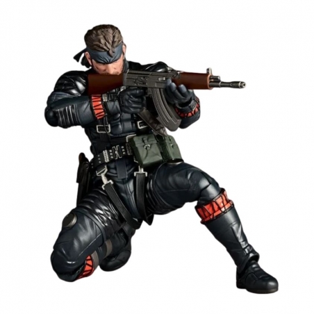 Naked Snake (Sneaking Suit) Revoltech Amazing Yamaguchi van Kaiyodo - Metal Gear Solid Delta : Snake Eater 17 cm actiefiguur