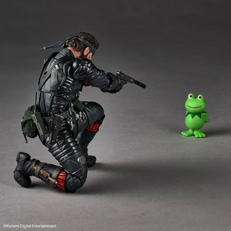 Naked Snake (Sneaking Suit) Revoltech Amazing Yamaguchi van Kaiyodo - Metal Gear Solid Delta : Snake Eater 17 cm actiefiguur