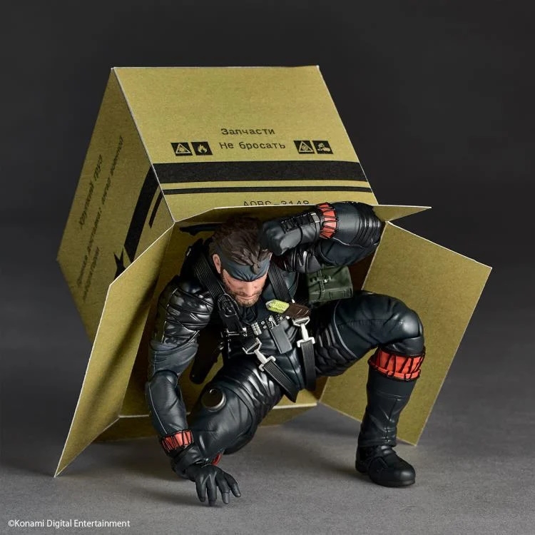 Naked Snake (Sneaking Suit) Revoltech Amazing Yamaguchi par Kaiyodo - figurine Metal Gear Solid Delta : Snake Eater de 17 cm