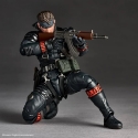 Naked Snake (Sneaking Suit) Revoltech Amazing Yamaguchi par Kaiyodo - figurine Metal Gear Solid Delta : Snake Eater de 17 cm