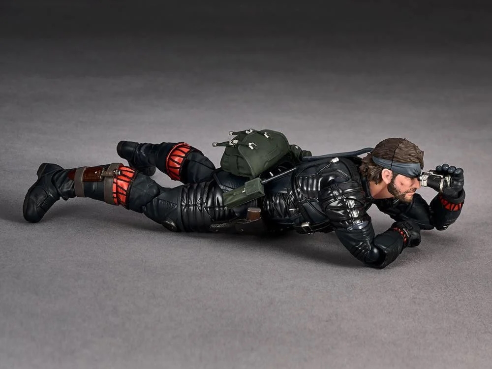 Naked Snake Sneaking Suit Revoltech Amazing Yamaguchi von Kaiyodo - Metal Gear Solid Delta : Snake Eater 17 cm Actionfigur