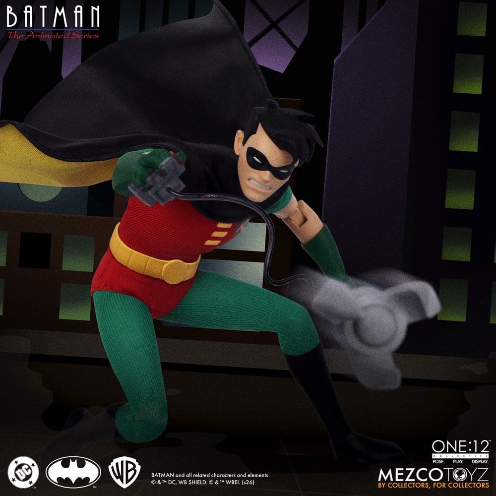 Robin One:12 van Mezco - Batman Animated 1/12 schaal actiefiguur