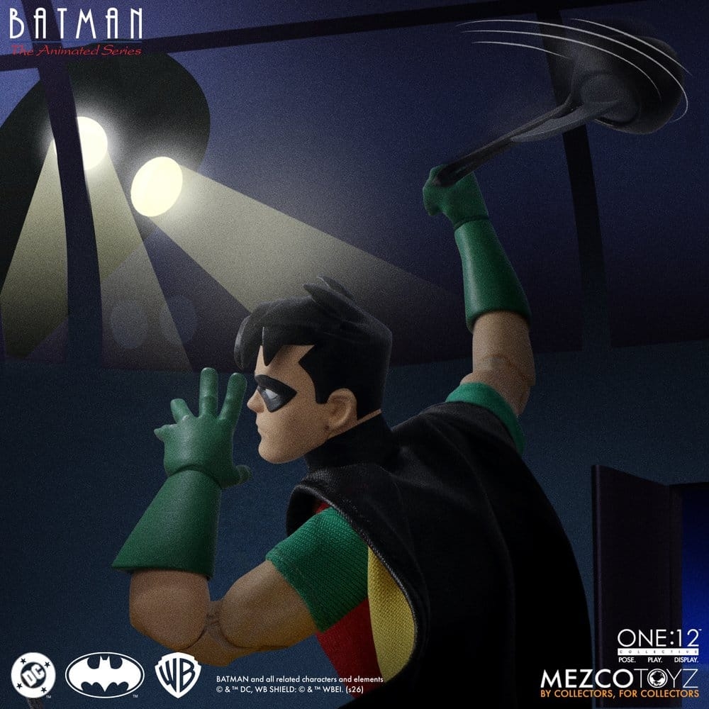 Robin One:12 by Mezco - Batman Animated 1/12 scale action figure
