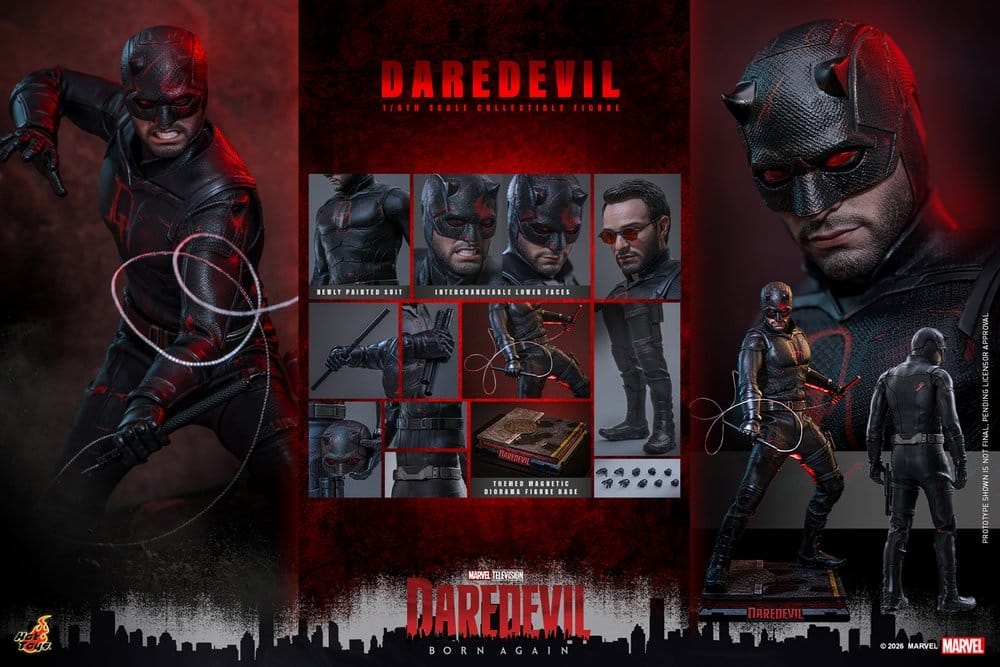 Daredevil di Hot Toys - TMS186 - Daredevil: Born Again in scala 1/6 action figure