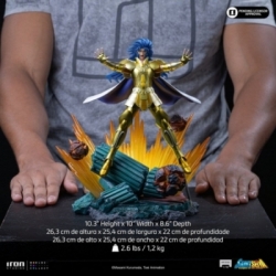 Saga des Gémeaux Art Scale par Iron Studios - figurine 1/10 Saint Seiya de 26 cm