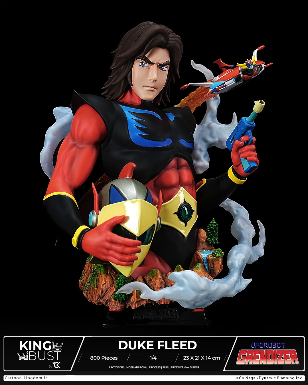 Duke Fleed King Bust van Cartoon Kingdom - Grendizer 1/4 schaal buste