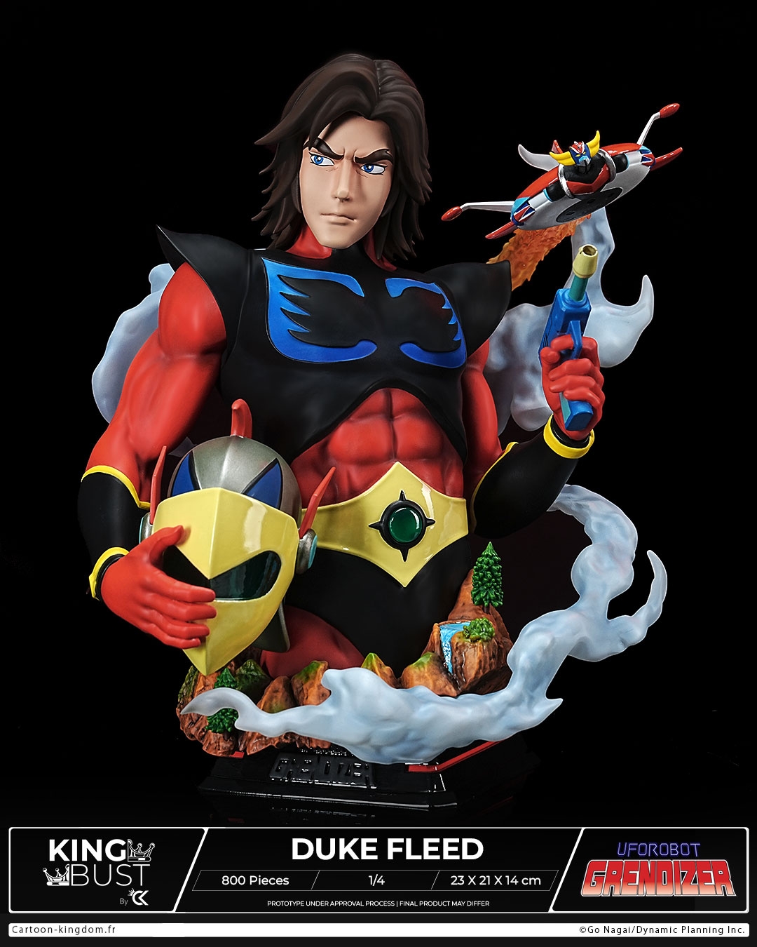 Duke Fleed King Bust by Cartoon Kingdom - Grendizer 1/4 scale bust