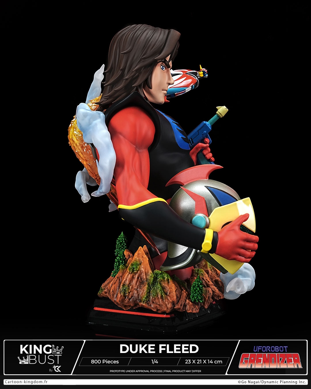 Duke Fleed King Bust by Cartoon Kingdom - Grendizer 1/4 scale bust