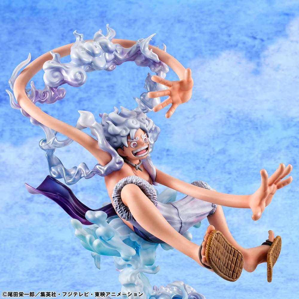 Monkey D Luffy (Gear 5) Portrait of Pirates POP Evolutionary History by Megahouse - One Piece 26 cm figure