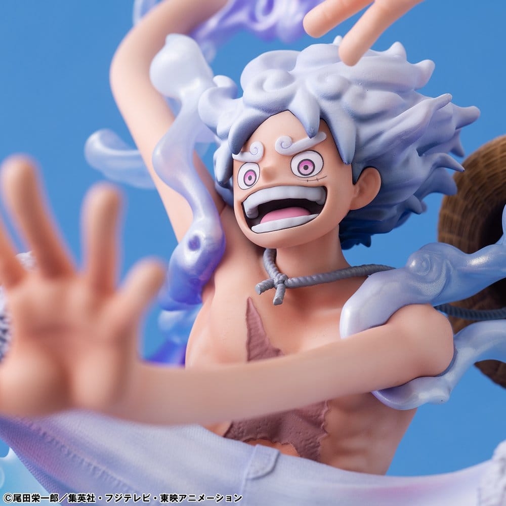 Monkey D Luffy (Gear 5) Portrait of Pirates POP Evolutionary History van Megahouse - One Piece 26 cm figuur