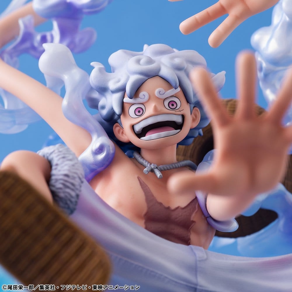 Monkey D Luffy (Gear 5) Portrait of Pirates POP Evolutionary History by Megahouse - One Piece 26 cm figure