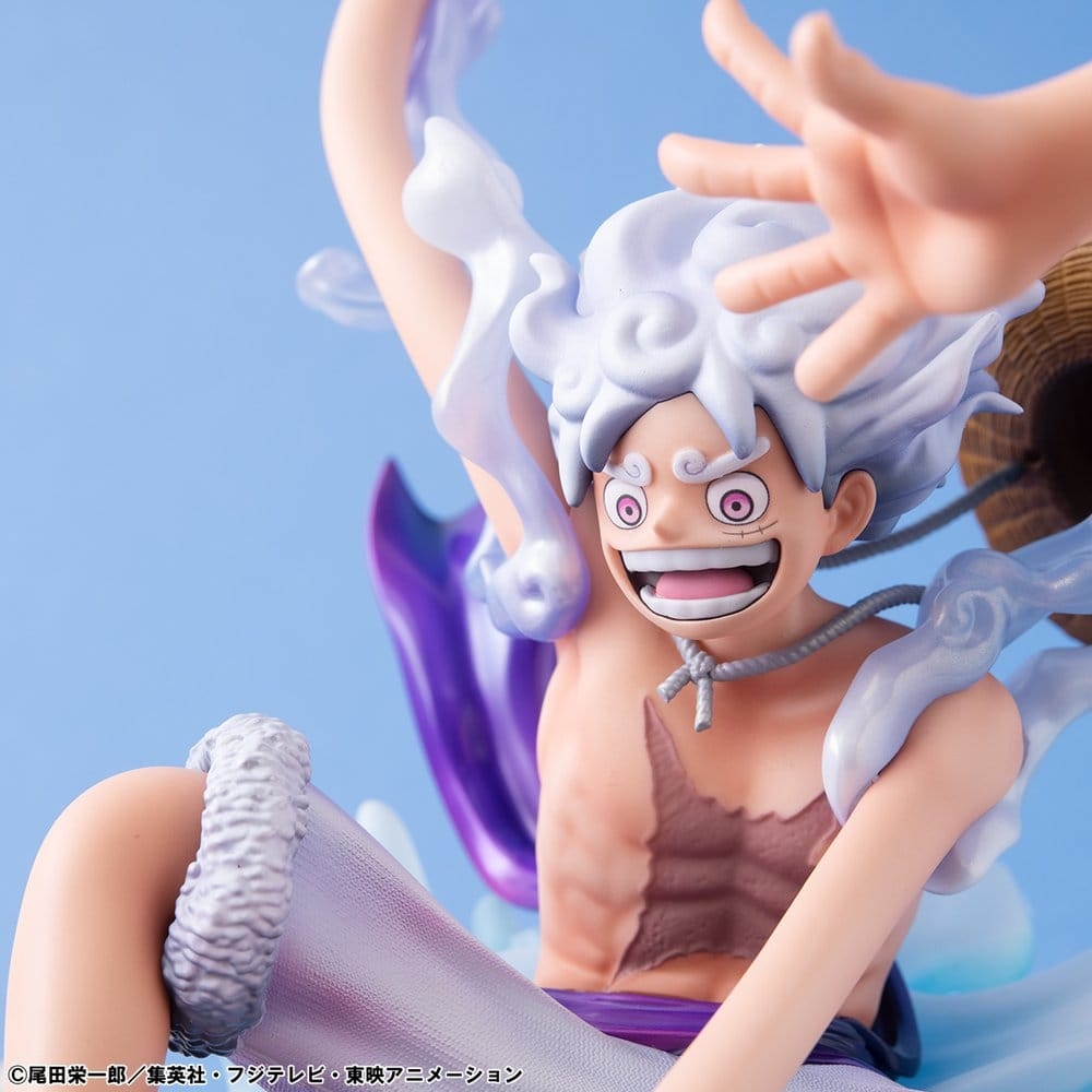 Monkey D Luffy (Gear 5) Portrait of Pirates POP Evolutionary History von Megahouse - One Piece 26 cm Figur
