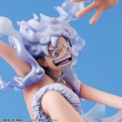 Monkey D Luffy (Gear 5) Portrait of Pirates POP Evolutionary History par Megahouse - figurine One Piece de 26 cm