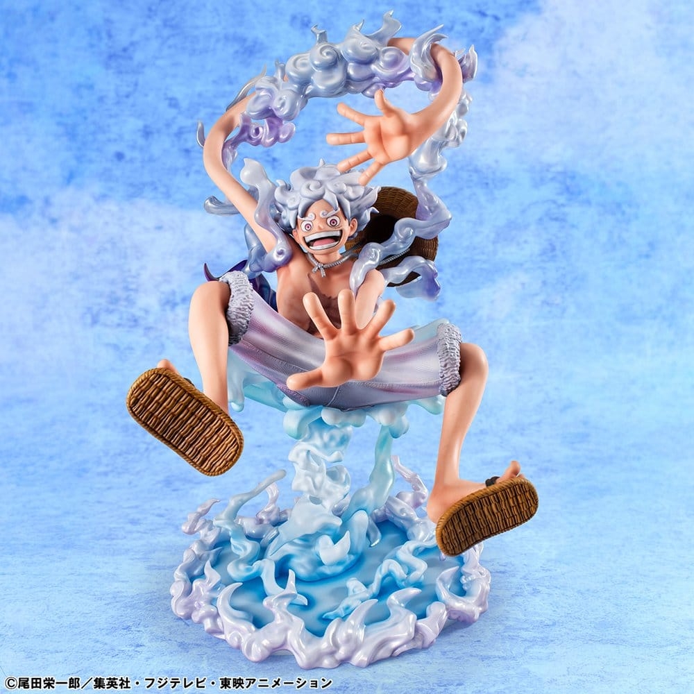 Monkey D Luffy (Gear 5) Portrait of Pirates POP Evolutionary History by Megahouse - One Piece 26 cm figure
