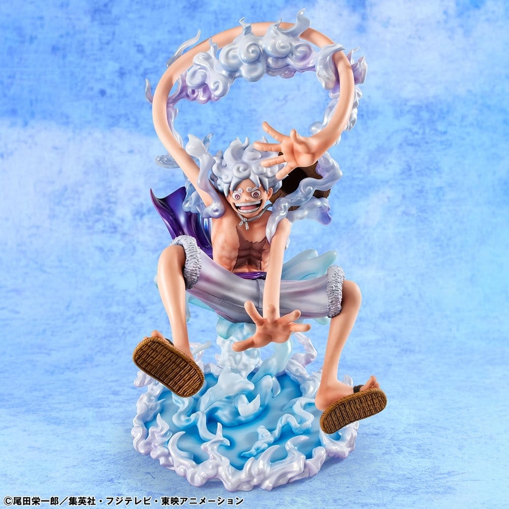 Monkey D Luffy (Gear 5) Portrait of Pirates POP Evolutionary History von Megahouse - One Piece 26 cm Figur