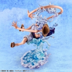 Monkey D Luffy (Gear 5) Portrait of Pirates POP Evolutionary History von Megahouse - One Piece 26 cm Figur