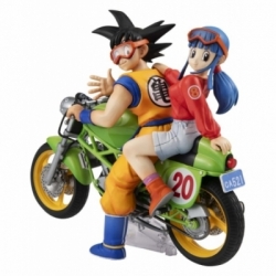 Son Goku and Chichi Desktop Real McCoy Limited Repeat by Megahouse - 05 - Dragon Ball Z 15 cm diorama