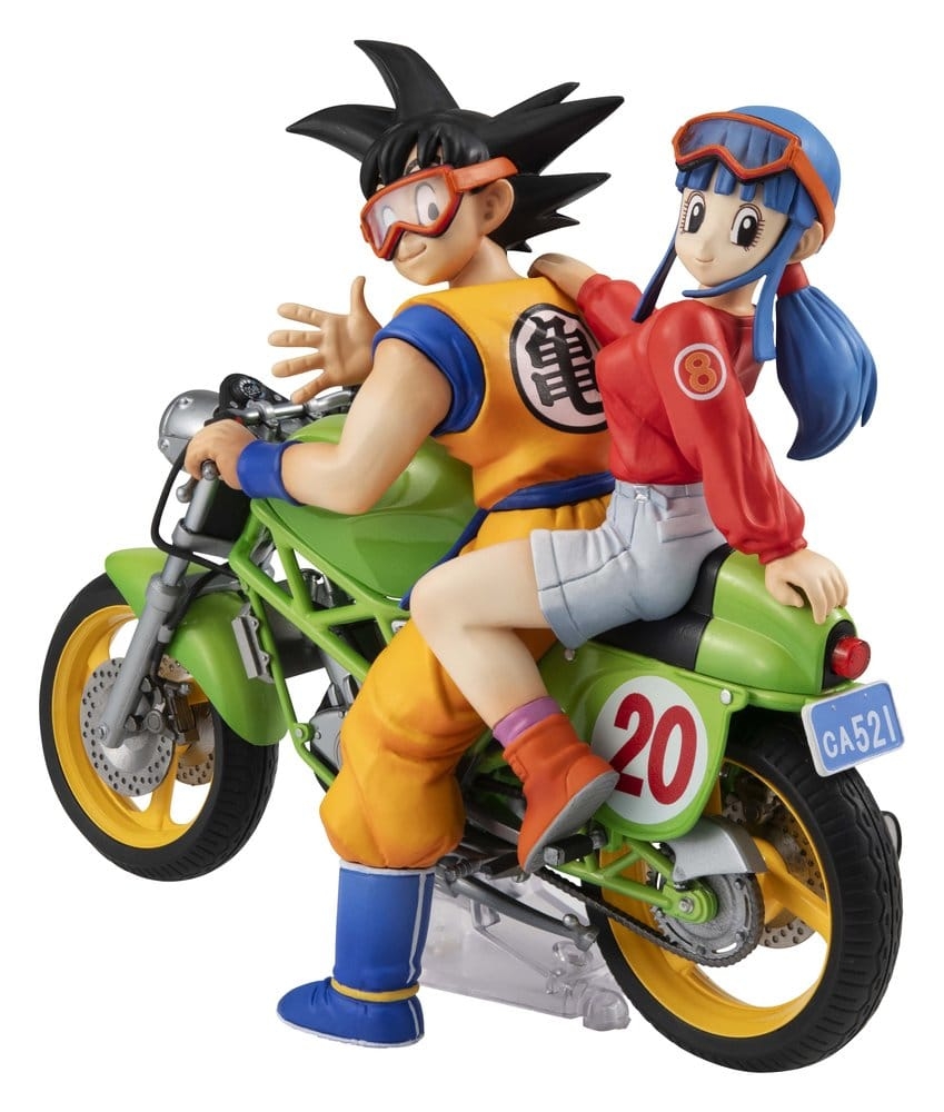 Son Goku and Chichi Desktop Real McCoy Limited Repeat par Megahouse - 05 - diorama Dragon Ball Z de 15 cm