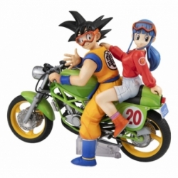 Son Goku and Chichi Desktop Real McCoy van Megahouse Limited Repeat version - 05 - Dragon Ball Z 15 cm diorama
