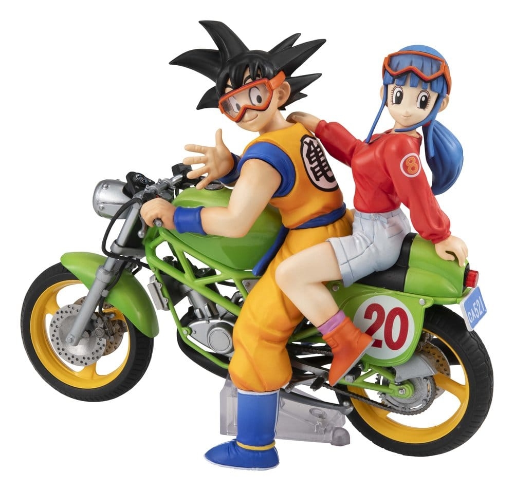 Son Goku and Chichi Desktop Real McCoy Limited Repeat by Megahouse - 05 - Dragon Ball Z 15 cm diorama