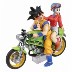 Son Goku and Chichi Desktop Real McCoy van Megahouse Limited Repeat version - 05 - Dragon Ball Z 15 cm diorama