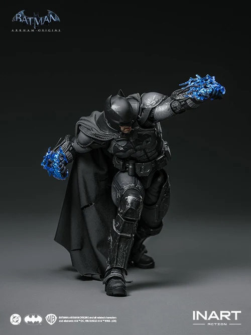 Batman (Battle Damaged) von Inart - Arkham Origins 1/12 Maßstab Actionfigur